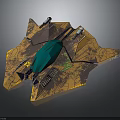 Futuristic Multi Wing Spacecraft Design With Green Module Advanced Structure For Interstellar Exploration