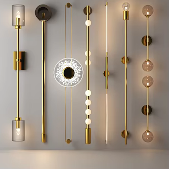 Modern wall lamp 3d model
