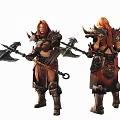 Game Characters 3d model