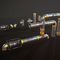 INDUSTRIAL LOFT PIPE SCI-FI PIPE 3d model