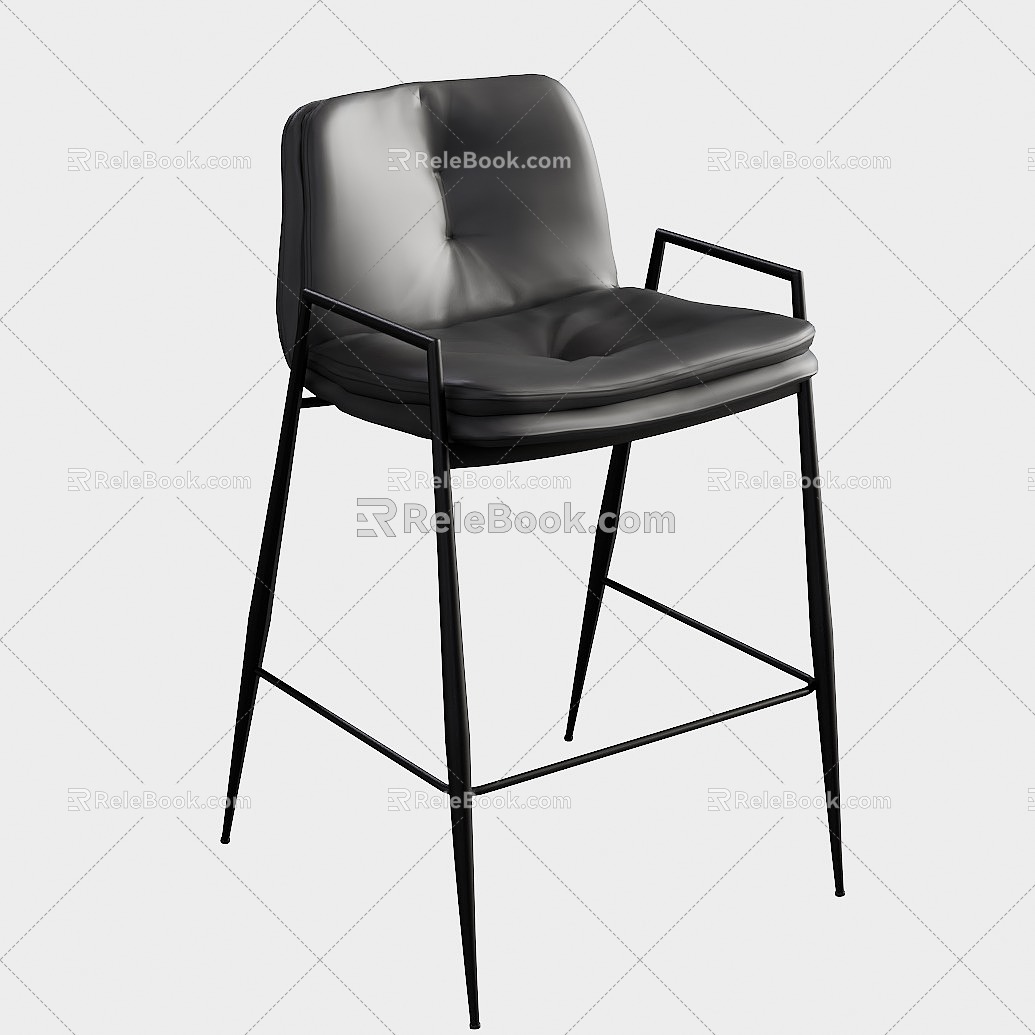 Banqueta Seriema Bar Chair 3d model