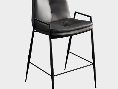 Banqueta Seriema Bar Chair 3d model