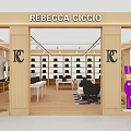 Rebecca Ciccio Boutique Interior With Display Shelves Black Bags And Wooden Design