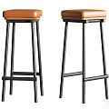 Modern Bar Stool 3d model