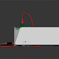 Laboratory Power Supply Equipment With Green Lid Tank Connected Wires And Digital