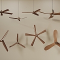 ceiling fan light fan light 3d model