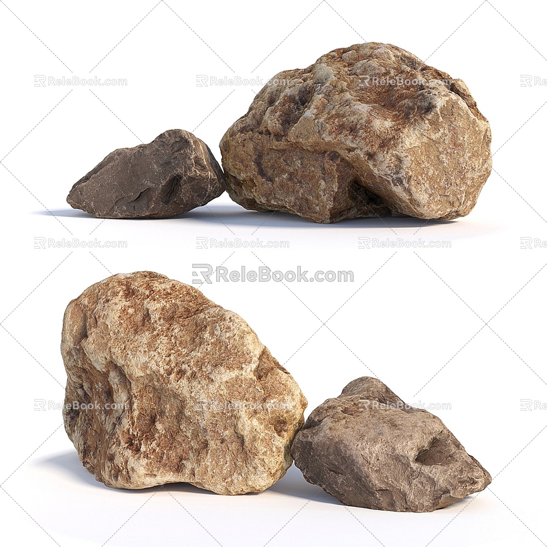 Stone 3d model