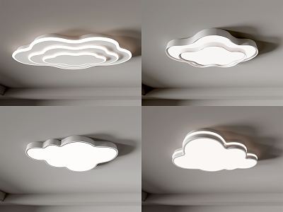 Modern Ceiling Lamp Cloud Lamp Cloud Shape Ceiling Lamp Children's Bedroom Ceiling Lamp Living Room Ceiling Lamp Simple Ceiling Lamp 3d model