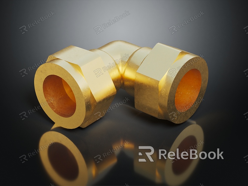 Modern water pipe water pipe joint copper joint model