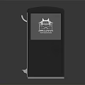 Stainless Steel Dual Trash And Recycling Bins With Recycling Symbol And Trash Icon