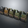 Tactical Vests In Assorted Colors With Utility Pockets Functional Design For Outdoor Use