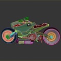 Motorcycle Two-wheeled Motorcycle Cross-country Motorcycle Road Race Motorcycle Motor Vehicle Transport 3d model