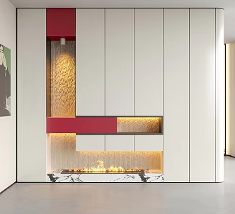 Modern Entrance Hallway Decorative Entrance Shoe Cabinet 3d model