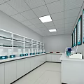 Modern Laboratory New Building Materials Laboratory 3d model