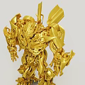 Transformers Bumblebee Gold 3d model