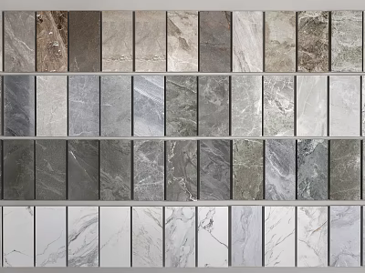 Modern Stone Background Wall Stone Wall Panel Marble Paving 3d model