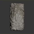 Traditional Stone Lion Statue With Intricate Mane Claws And Stone Ball Base