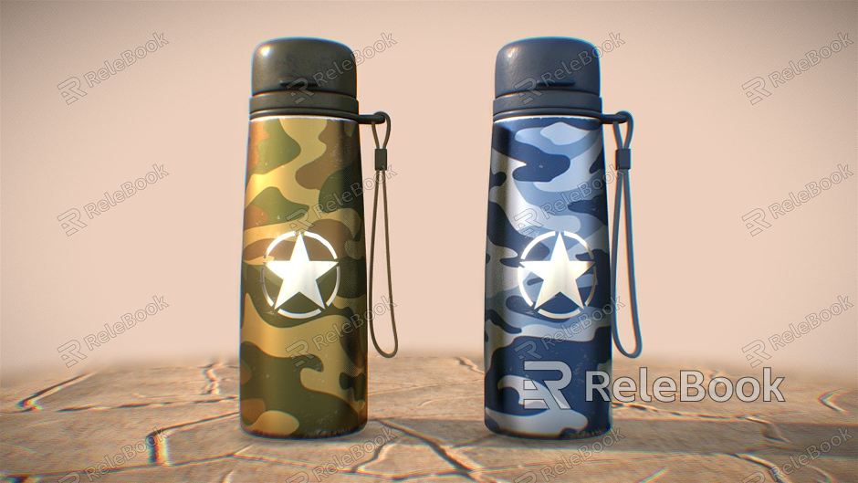 Modern thermos cup military kettle model