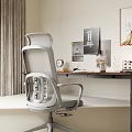 Modern Ergonomic Office Chair With Breathable Mesh Back And Adjustable Features For Home Office
