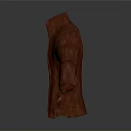 Red Casual Coat For Daily Use With Open Front And Soft Material Design