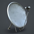 TV dish antenna 3d model