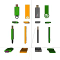 Colorful USB Flash Drives As Practical Daily Life Essentials With Various Designs
