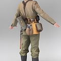 Wehrmacht soldiers ready to go 3d model