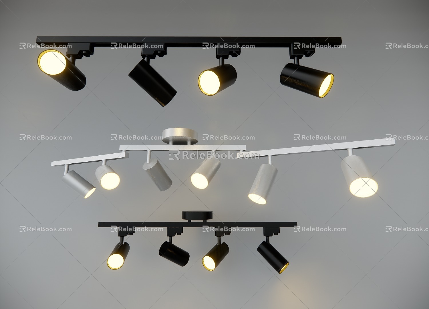 Modern Downlight Spotlight Mounting Downlight Track Light Spotlight 3d model