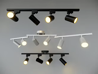 Modern Downlight Spotlight Mounting Downlight Track Light Spotlight 3d model