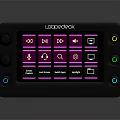 Loupedeck Control Device With Colorful Backlit Buttons And Two Adjustable Knobs