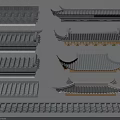 Traditional Chinese Roof Tiles In Various Styles Shapes And Designs