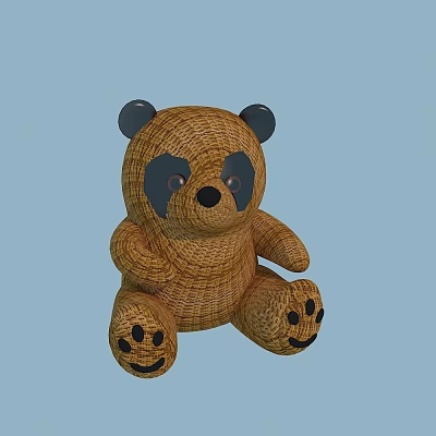 Bamboo Panda 3d model