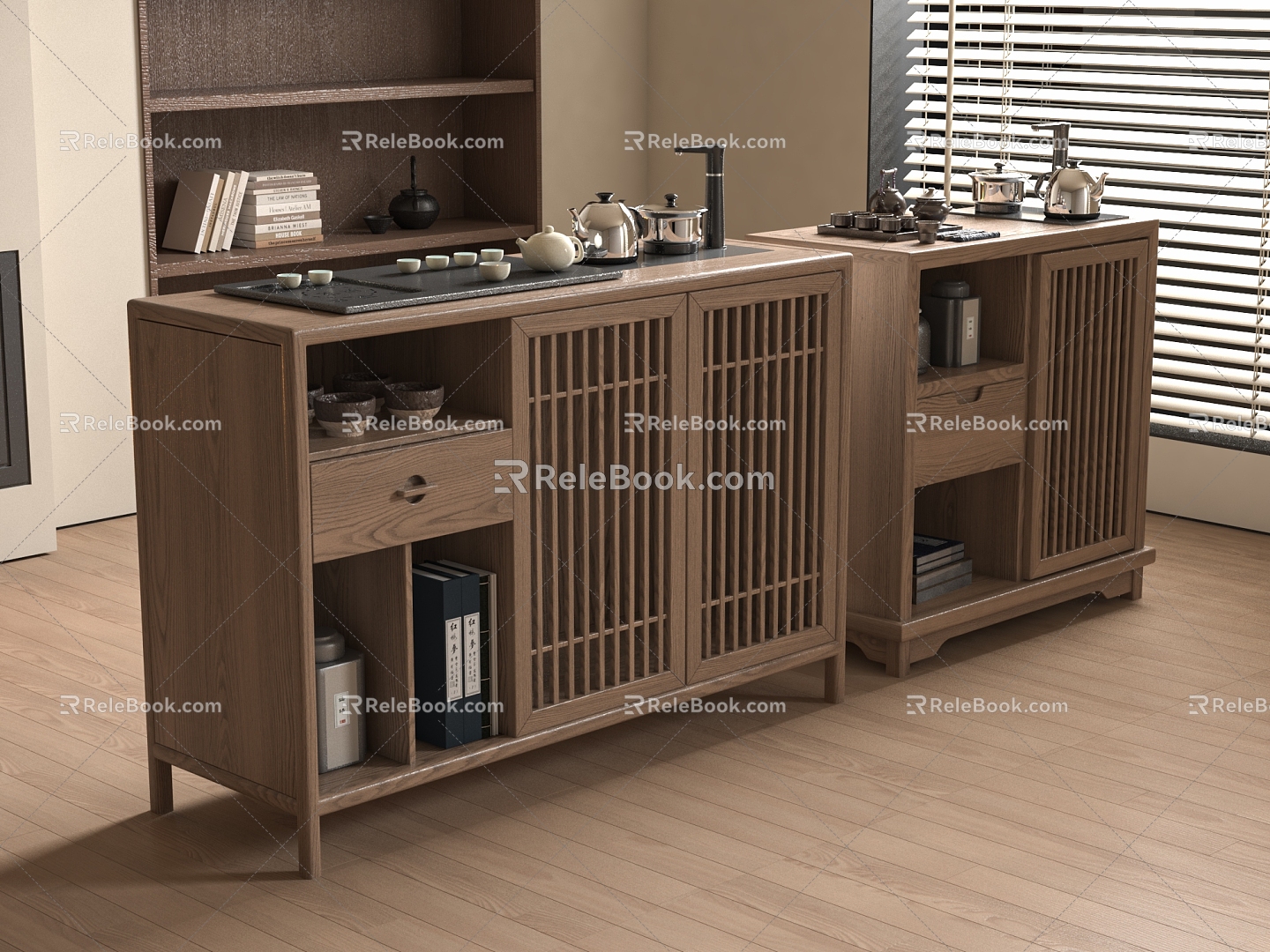 Tea Cabinet Side Cabinet model