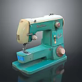 Vintage Green Sewing Machine Classic Retro Style Body Design For Home Daily Life