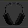 Black Computer Headset With Microphone For Gaming And Office Ergonomic Design