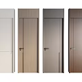 Modern Swing Doors With Various Wooden Finishes And Sleek Design For Home Interior