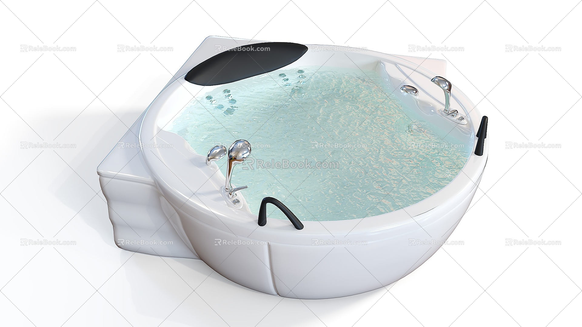 TOTO massage Surf round bathtub 3d model