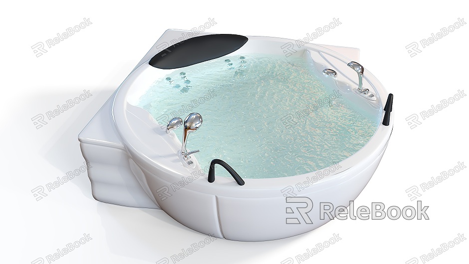 TOTO massage Surf round bathtub model