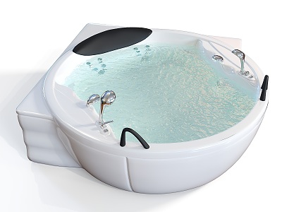 TOTO massage Surf round bathtub model