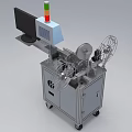 Fully automatic inspection packaging machine production equipment assembly line workbench 3d model