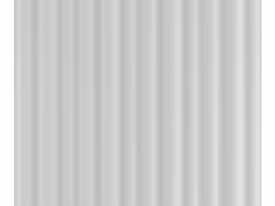 Stylish White Vertical Striped Wall Design For Modern Interior Decor 3d model