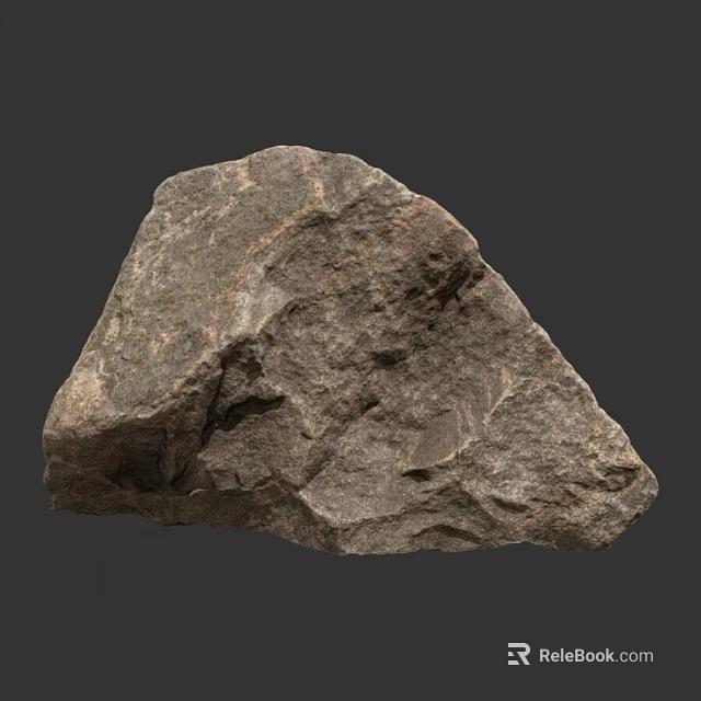 Natural Stone And Wood With Rough Surface Texture For Home Decoration 3d model 