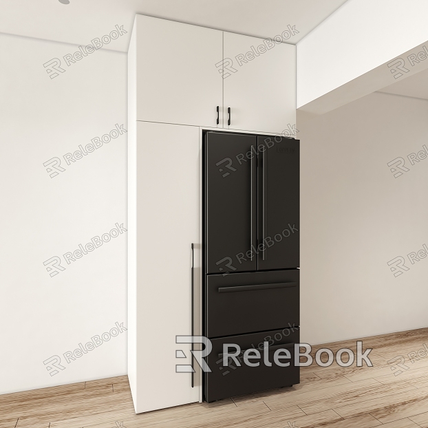 Modern refrigerator cabinet model