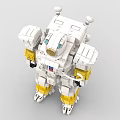 LEGO toy blocks Gundam robot battle robot 3d model