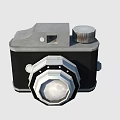 Vintage Camera 3D Model with Classic Body and Large Lens for Mobile Digital Collection