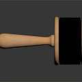 Wooden Handle Massage Roller With Black Beads For Daily Relaxation And Comfort