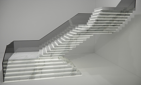 Modern Stairs 3d model