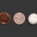 Delicious Assorted Biscuits With Chocolate Coating Dreaming Design And Colorful Sprinkles