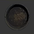 Rusty Worn Plastic Bucket Essential For Household Daily Storage Use 3d model