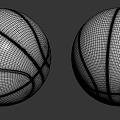 modern basketball 3d model